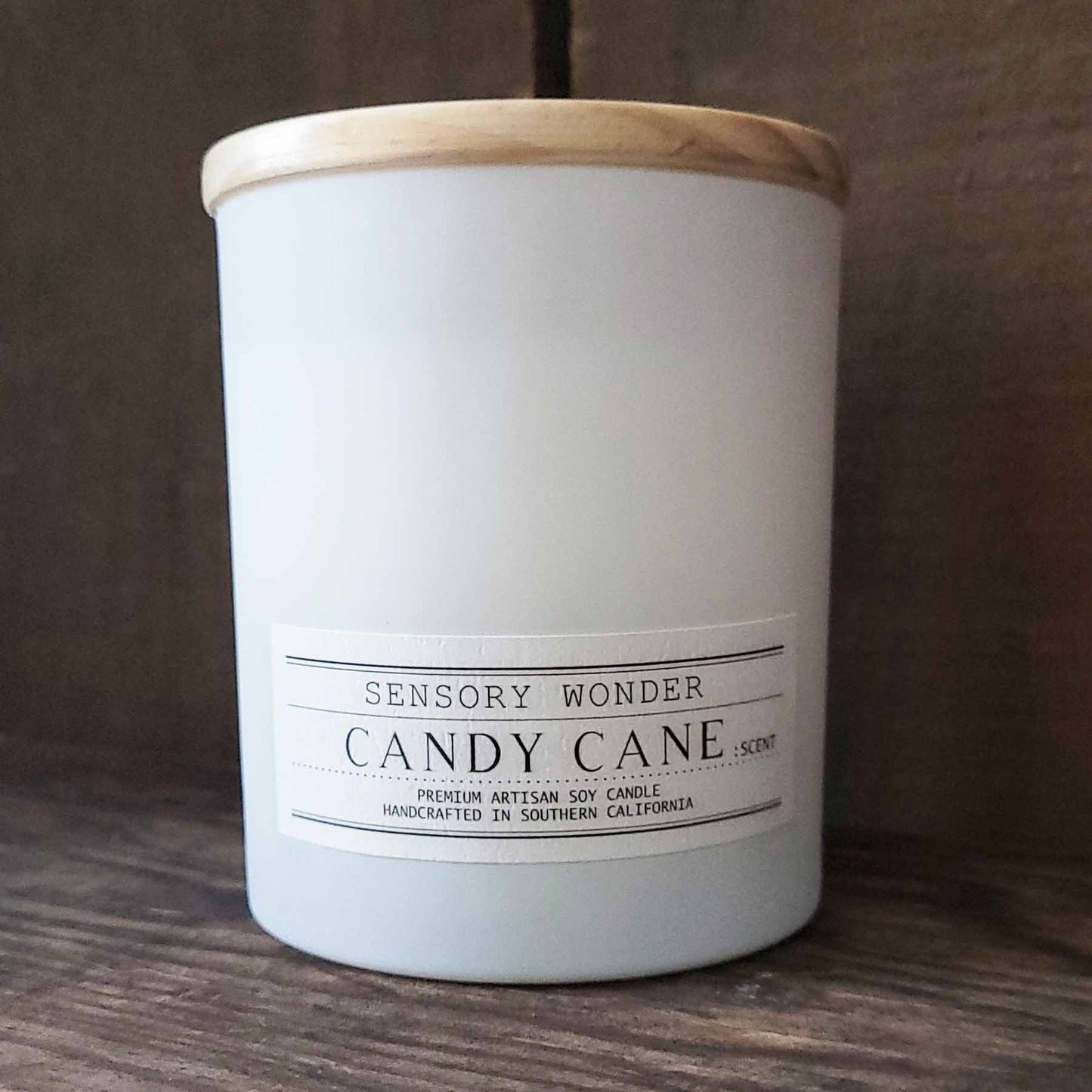 8oz. White Matte Glass - Single Wick Candles