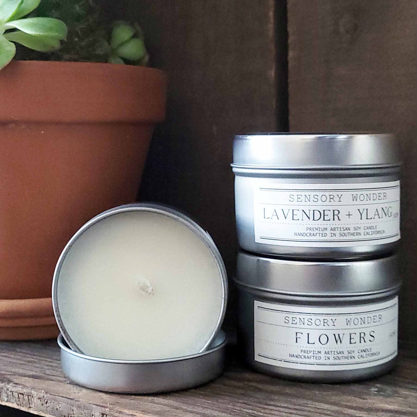 3.5 oz. Travel Tin - Single Wick Candles